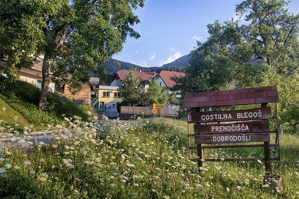Gostilna Pension Blegos Poljane nad Skofjo Loko Exterior photo